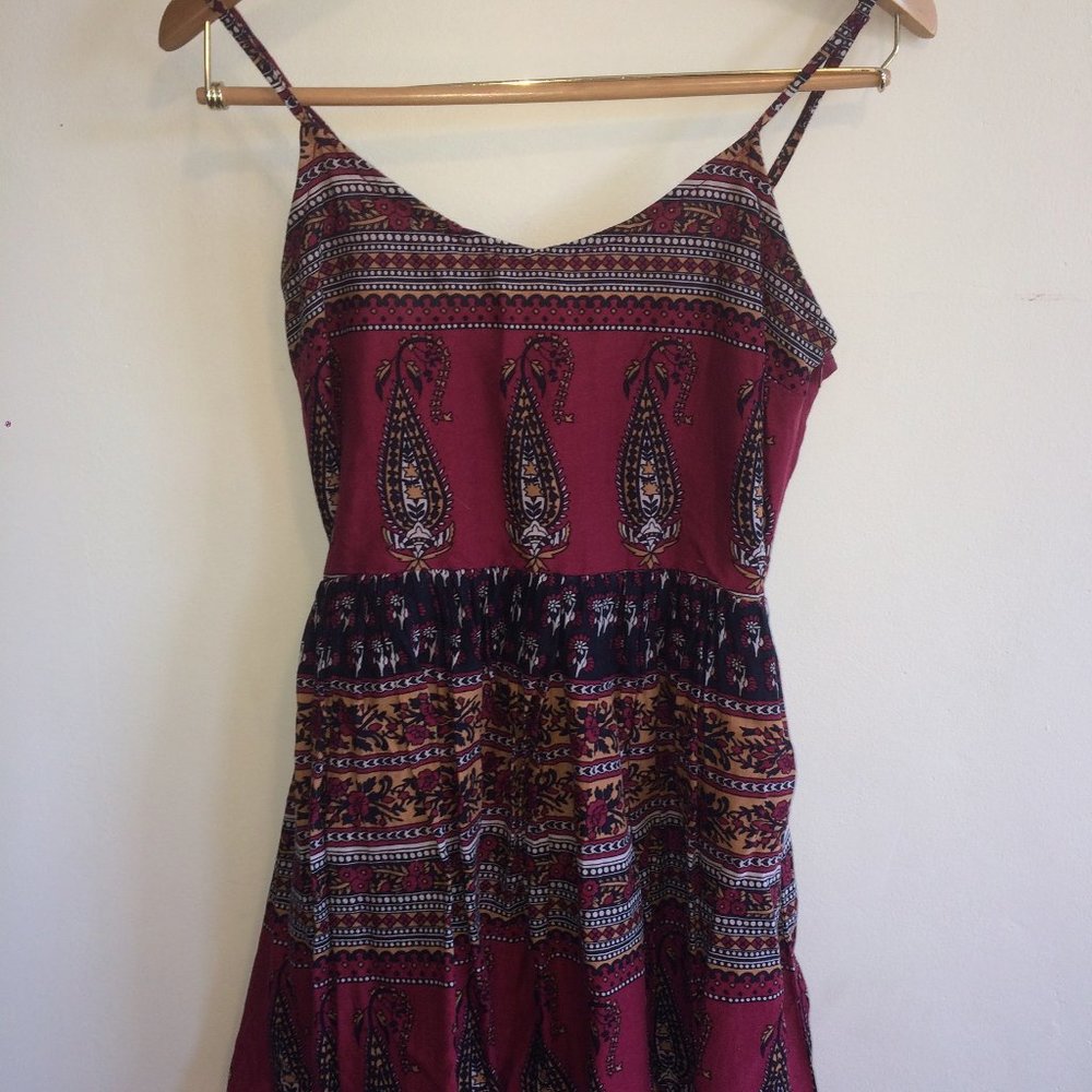 Forever 21 Tribal Pattern Fit and Flare Dress